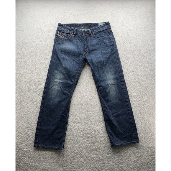 Diesel Other - Diesel Larkee Jeans Mens 32x27 (Tag 30x30) Button Fly Dark Stone Wash Blue Denim